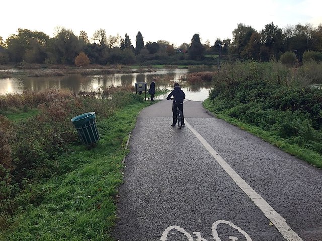 The cycleway to school is under water, Warwick