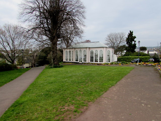 Grade II Listed orangery in Bitton Park, Teignmouth