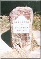 Old Turnpike Terminus Marker on the B3224 in Elworthy parish