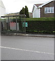 Bus shelter on the east side of the B4434, Clyne