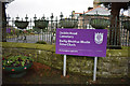 Sign, Dublin Road Cemetery