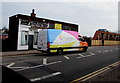 Colourful COS Group van, Bridge Street, Newport