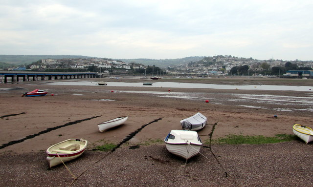 Boats on the beach, Shaldon