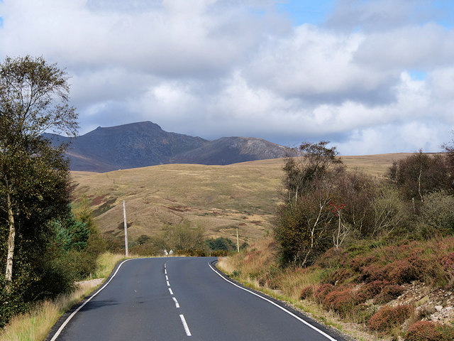 View of Goatfell from The String Road