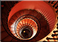 ST7367 : Staircase, Beckford's Tower by Derek Harper