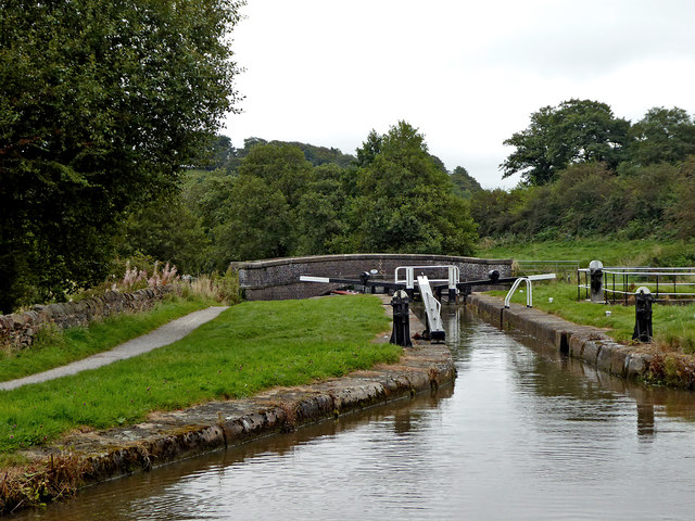 Hazelhurst Bottom Lock near Longsdon in Staffordshire