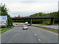 Northbound A78 approaching Eglinton Interchange