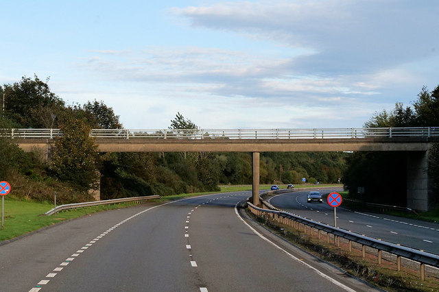 Southbound A78, Bridge at Eglinton Interchange