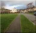 Path towards Dan y Gollen and Martell Way, Glangrwyney, Powys