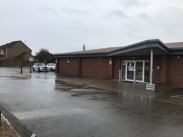 Polling station in Wisbech St Mary... © Richard Humphrey cc-by-sa/2.0 ...