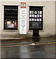 Relics of the former Blaenavon Post Office