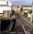 Steep ascent from Commercial Road, Machen