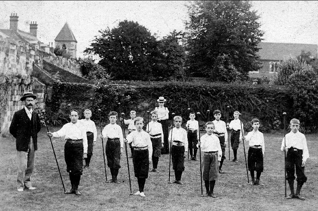 Bishop Wordsworth School Salisbury in 1900
