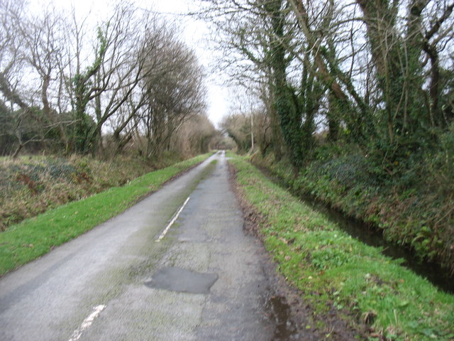Minor road near Dwyran