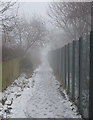 Ginnel between Thorn Drive and Thorn Lane