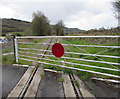 Level crossing gate, Clyne