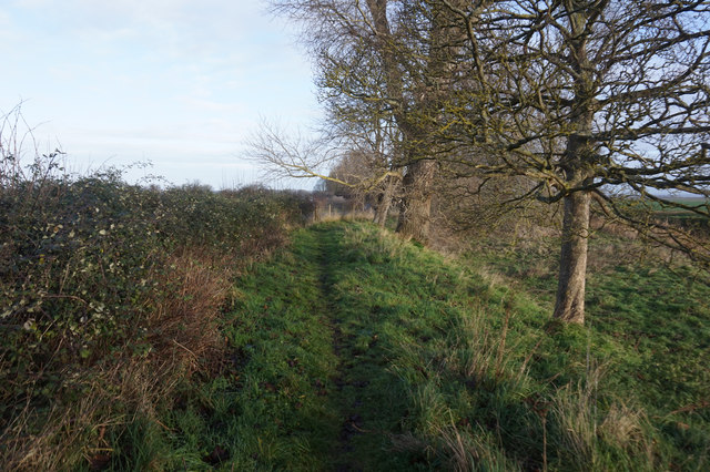 Royal Military Canal Path towards... © Ian S :: Geograph Britain and ...