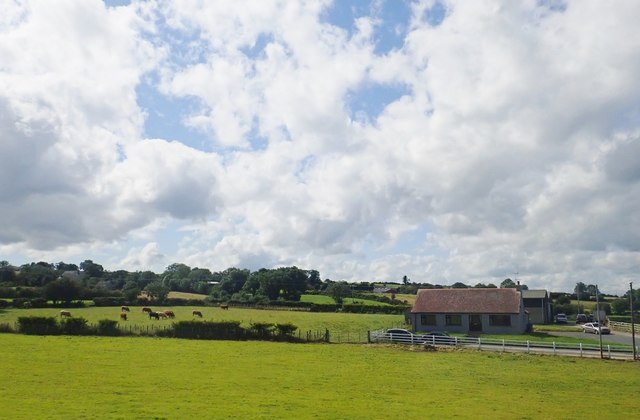 Farmland on the Northern outskirts of... © Eric Jones :: Geograph Ireland