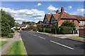 The bend in Station Road, Balsall Common