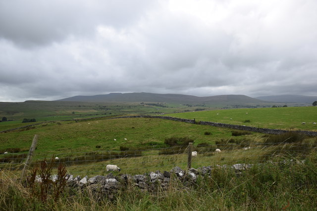 Murky view towards Ribblesdale...