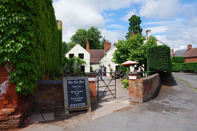 The Cat Inn (4) - entrance to beer garden, Bridgnorth Road, Enville, Staffs