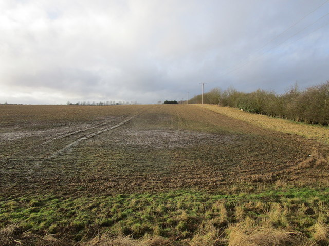 Wet field near Chain Farm House © Jonathan Thacker :: Geograph Britain ...