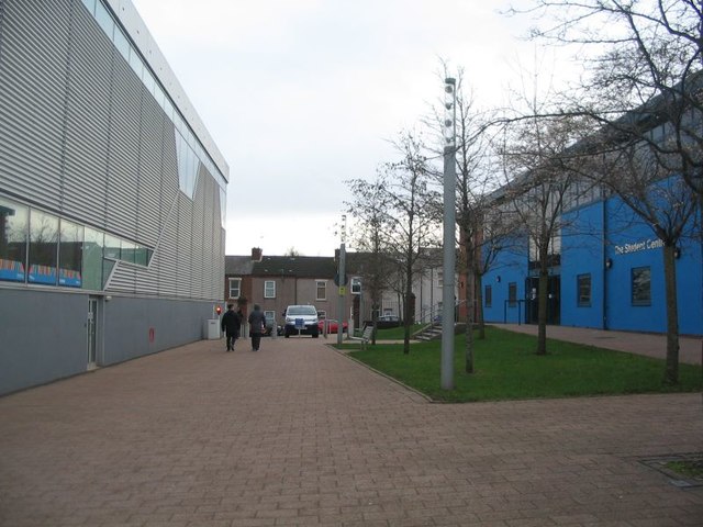 University campus and Gulson Road