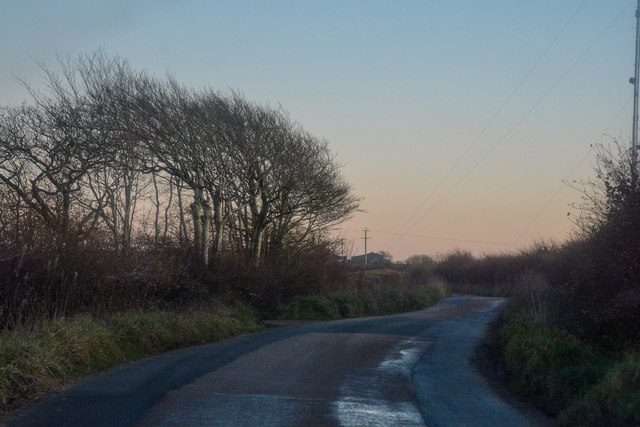 Huntshaw : Country Lane