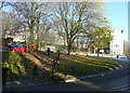 Grass and trees between Elland Road and Halifax Road, Brighouse