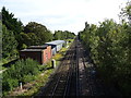 Railway towards Eastham Rake