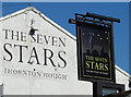 Sign for the Seven Stars, Thornton Hough