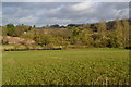 Looking into the Dever Valley south of Weston Colley