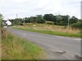 The Old Road at its junction with the A25 (Blaney Road)