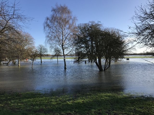 Flooding in Huntingdon, Winter 2019 - Photo 3/9
