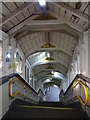 Interior of footbridge, Spital Railway Station