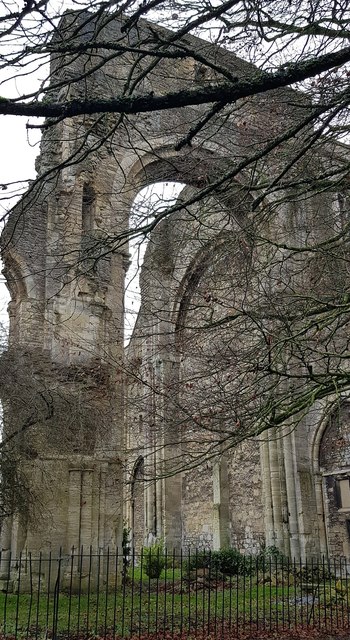 Malmesbury Abbey - Great arch of former crossing