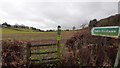 Footpath across a cultivated field