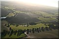 Ridge and furrow and old enclosure boundaries, Hallington: aerial 2019