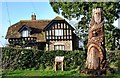 Ridge Lodge & Wellingtonia Tree Sculpture, Station Rd, Yate, Gloucestershire 2019