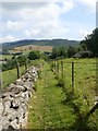 Fenced path linking Moyry Castle and the Kilnasaggart Road