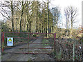 Gate into Cottingley Wood