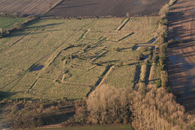 Site of Nuncotham Cistercian Priory: aerial 2019 (1)