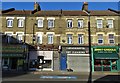 Businesses and flats on Battersea Park Road