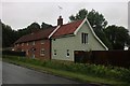 Cottages on the A1120, Badingham