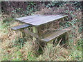 Picnic bench on the Gordano Round