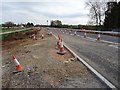 SO8540 : Roadworks nearing completion by Philip Halling