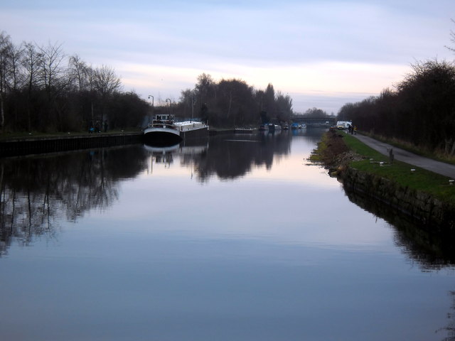 The Aire and Calder navigation canal Castleford