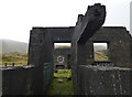 SO5977 : Derelict quarry buildings at Titterstone Clee Hill by Mat Fascione