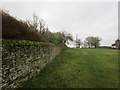TF0802 : Bridleway alongside the garden wall of Grange Farm by Jonathan Thacker