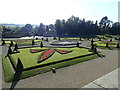 NZ0516 : Formal gardens at the Bowes Museum by Eirian Evans